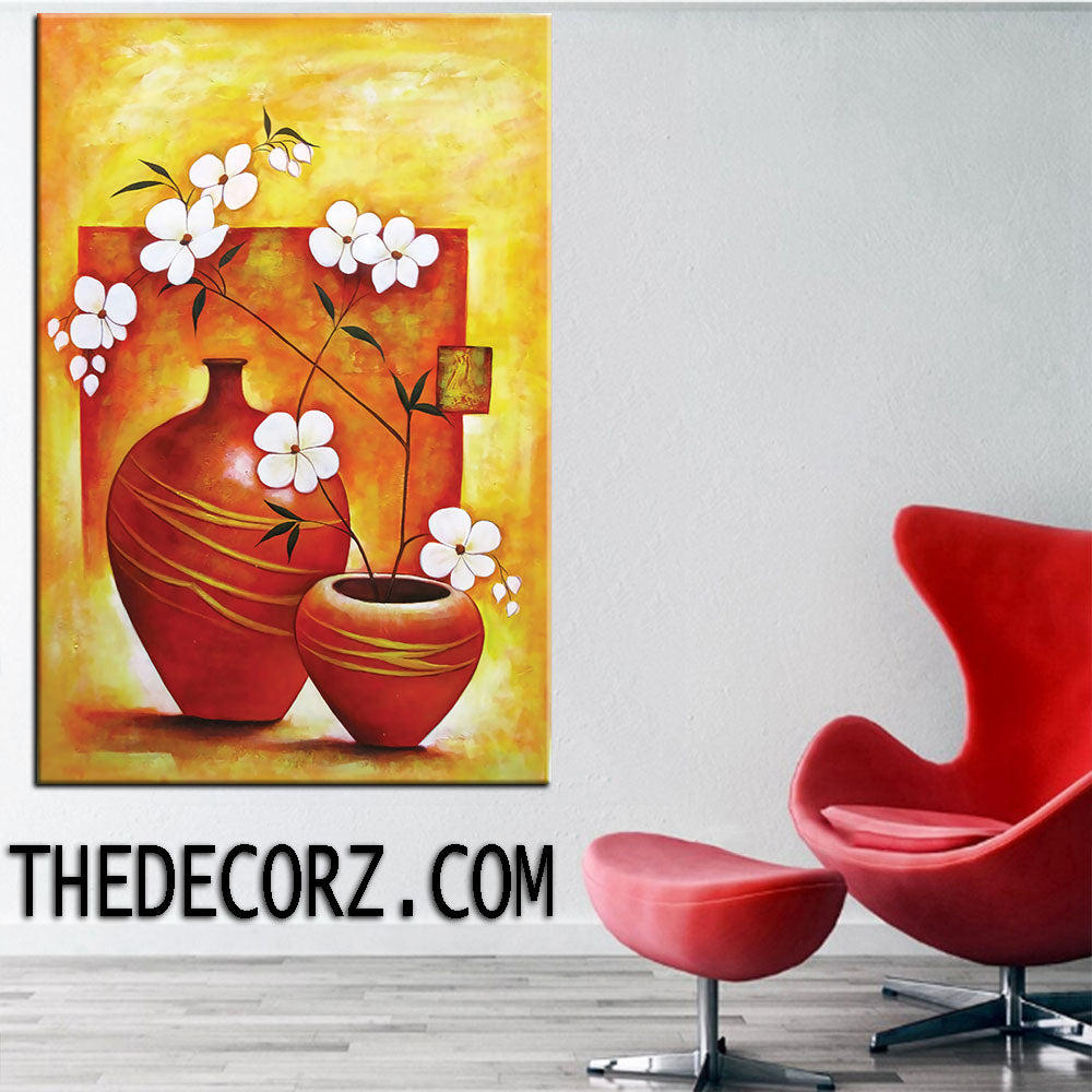 Flower Art Work Printed Wall Frame