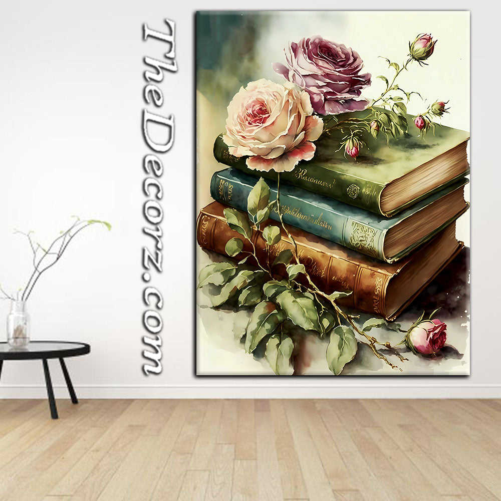 Vitage book Art Printed Wall Frame