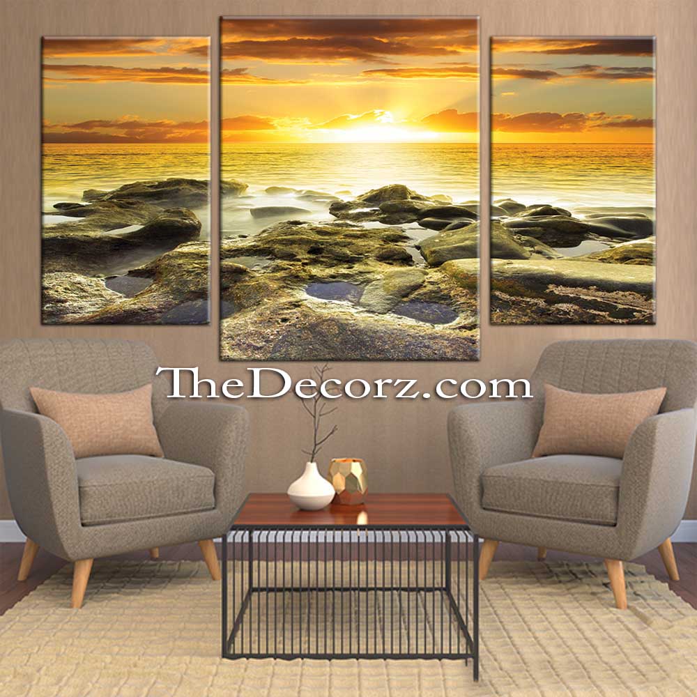 Scenery 3 Piece Printed Wall Frame