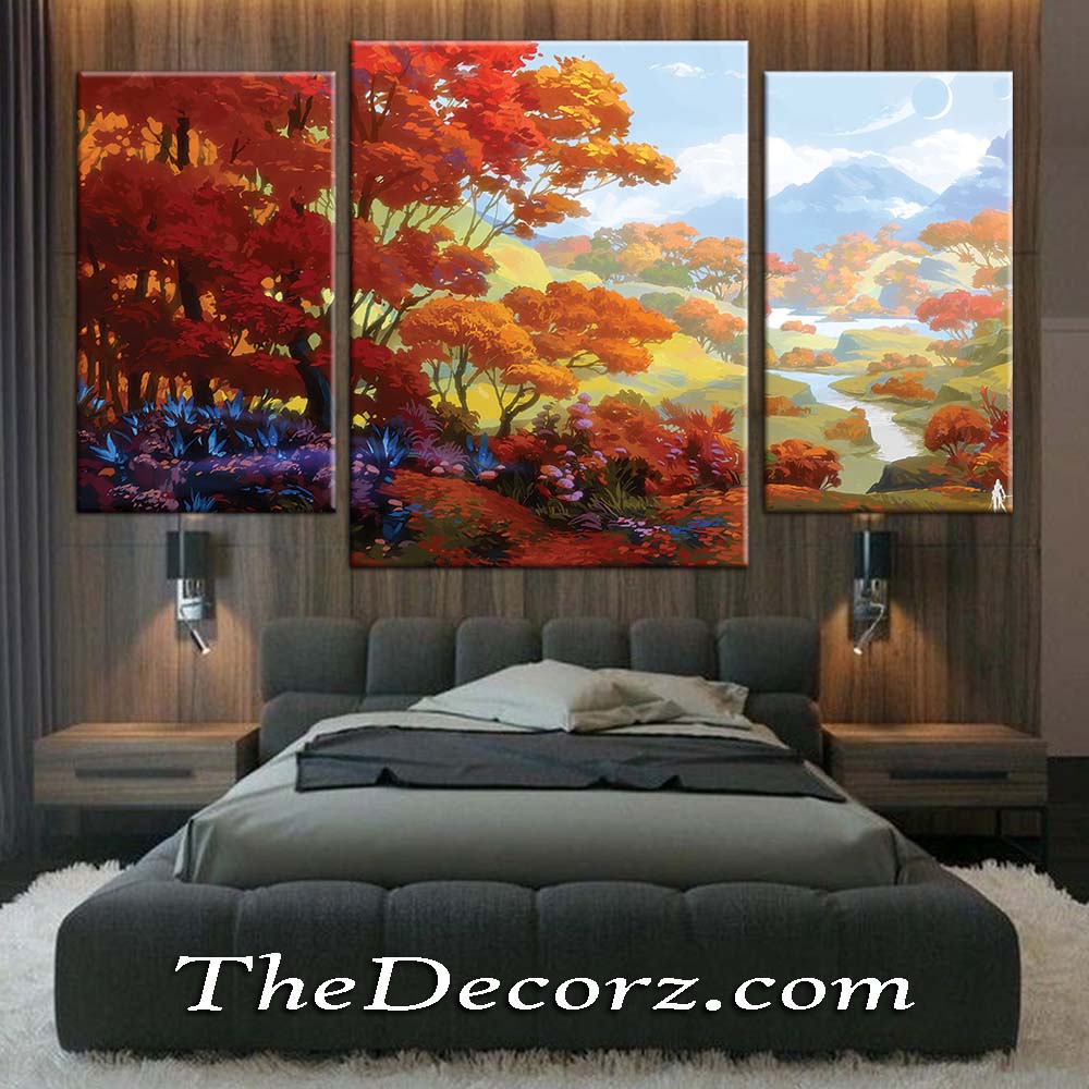 Art Work 3 Piece Printed Wall Frame