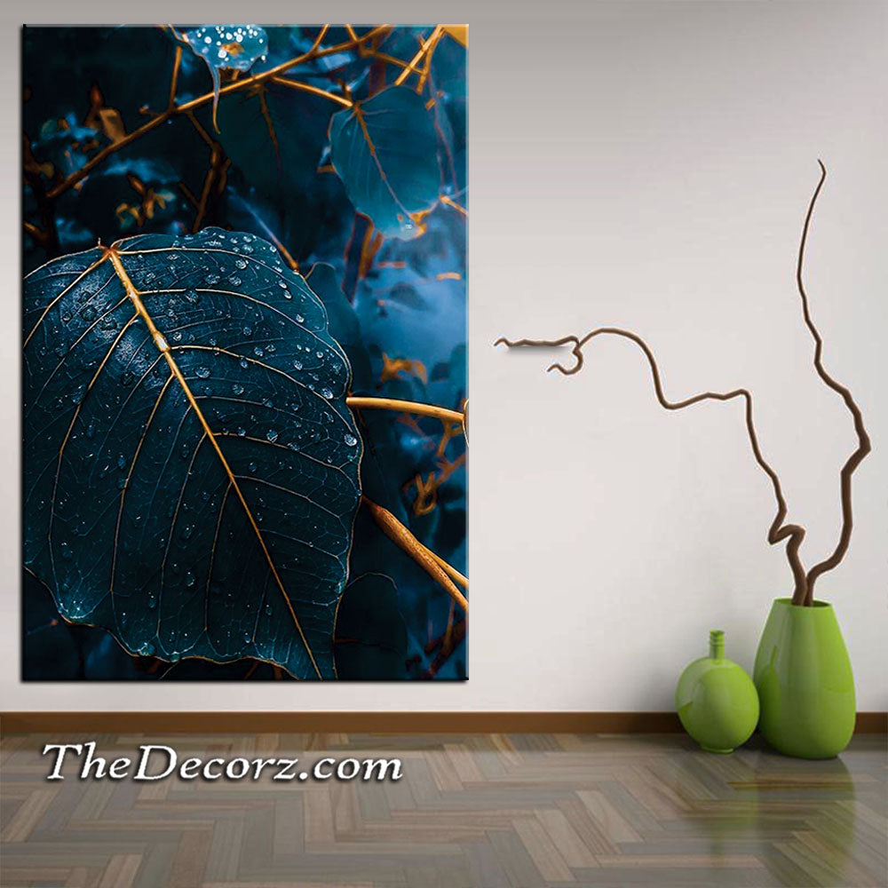 leave Art Work Printed Wall Frame