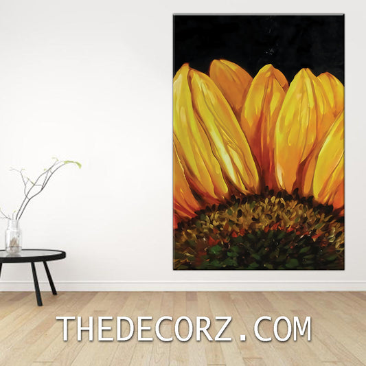 Flower Art Work Printed Wall Frame
