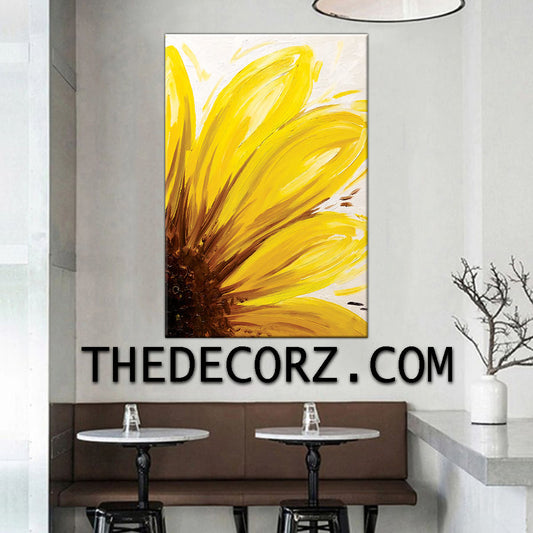 Flower Art Work Printed Wall Frame