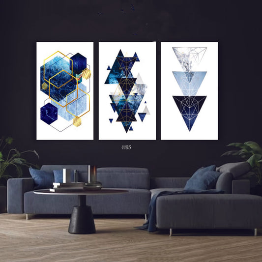 Art Work 3 Piece Printed Wall Frames