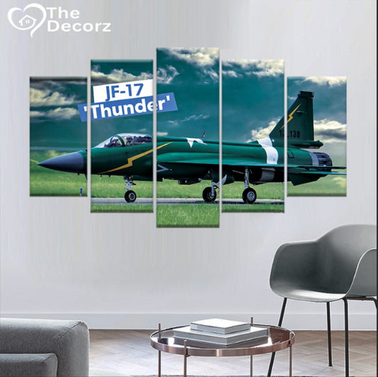 JF17 Thunder - 5-Piece Printed Wall Frames