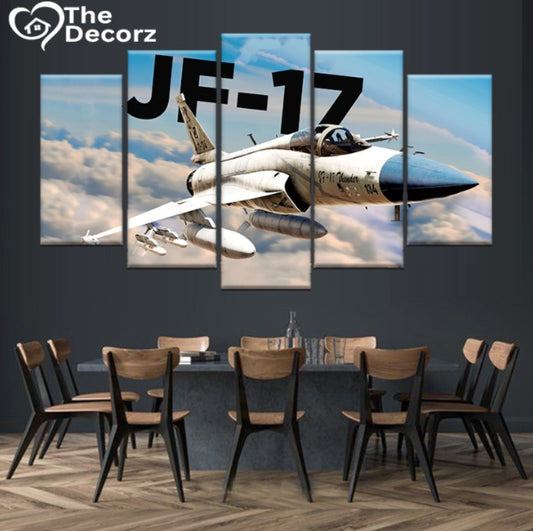 JF17 Thunder - 5-Piece Printed Wall Frames